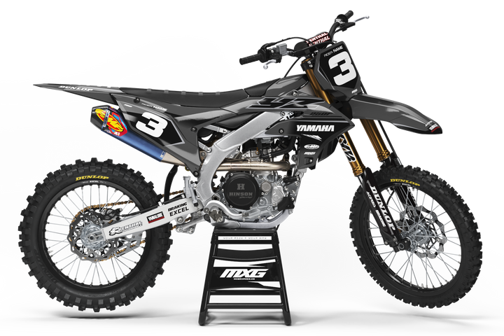 Yamaha Works Grey Graphic Kit