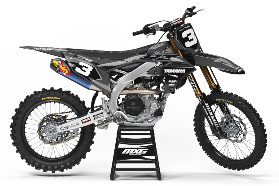 Yamaha Works Grey Graphic Kit – MX Graphics