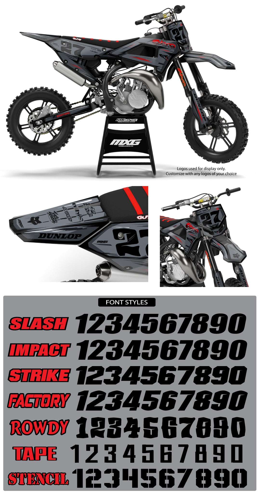 Cobra Scribble Grey Graphic Kit
