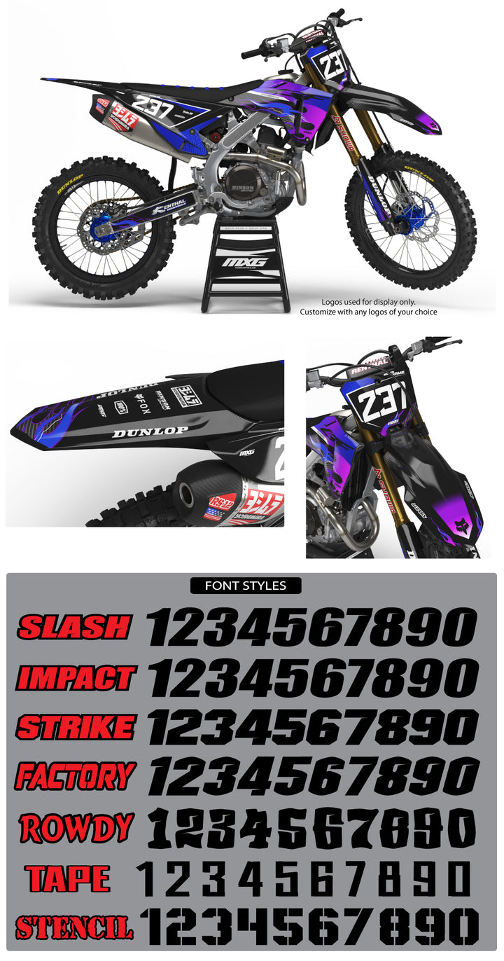 Blaze Graphic Kit for Honda's