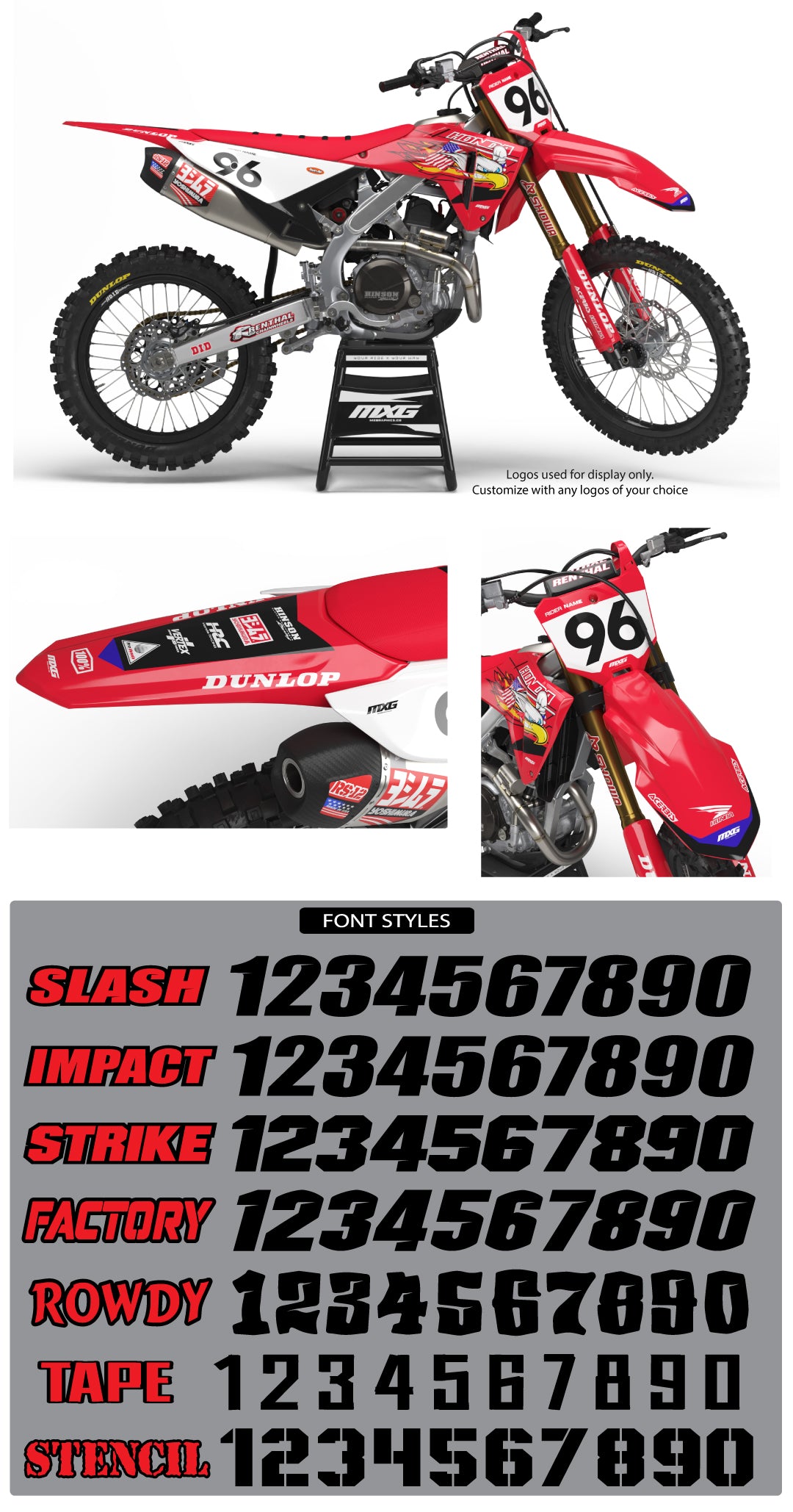 Legacy Graphic Kit for Honda's