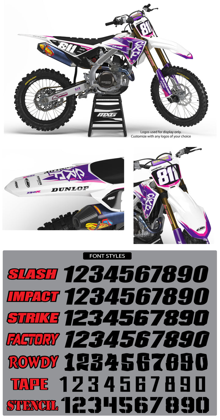 Throwback Graphic Kit for Honda's