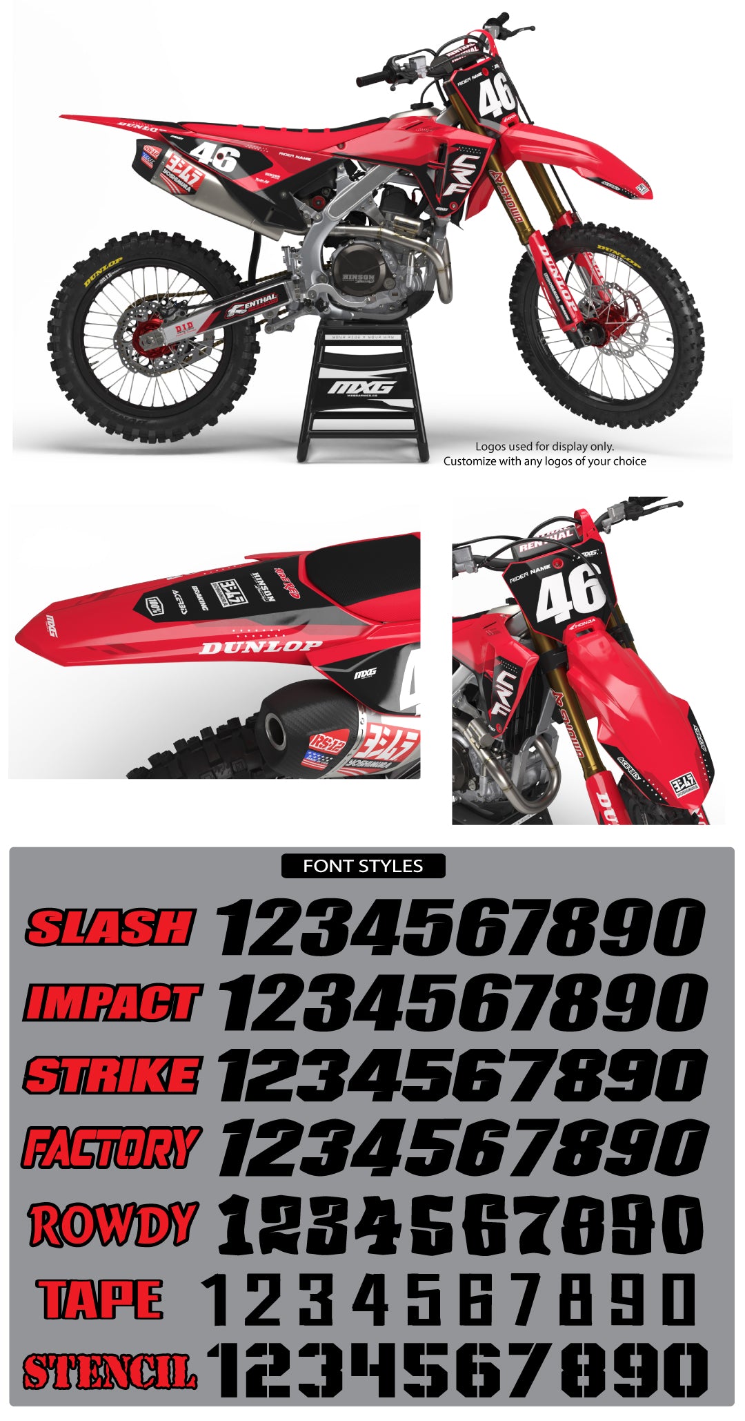 Vital Graphic Kit for Honda's
