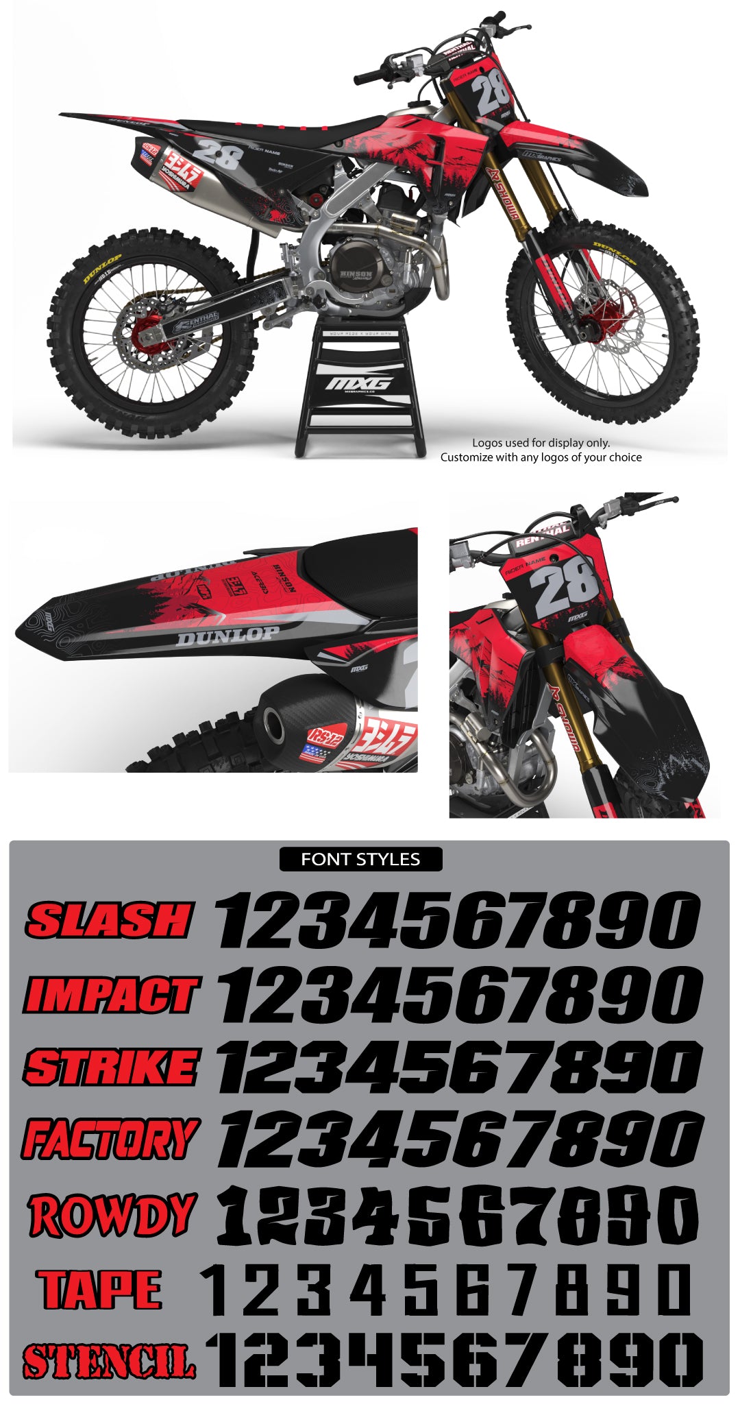 Wilderness Graphic Kit for Honda's
