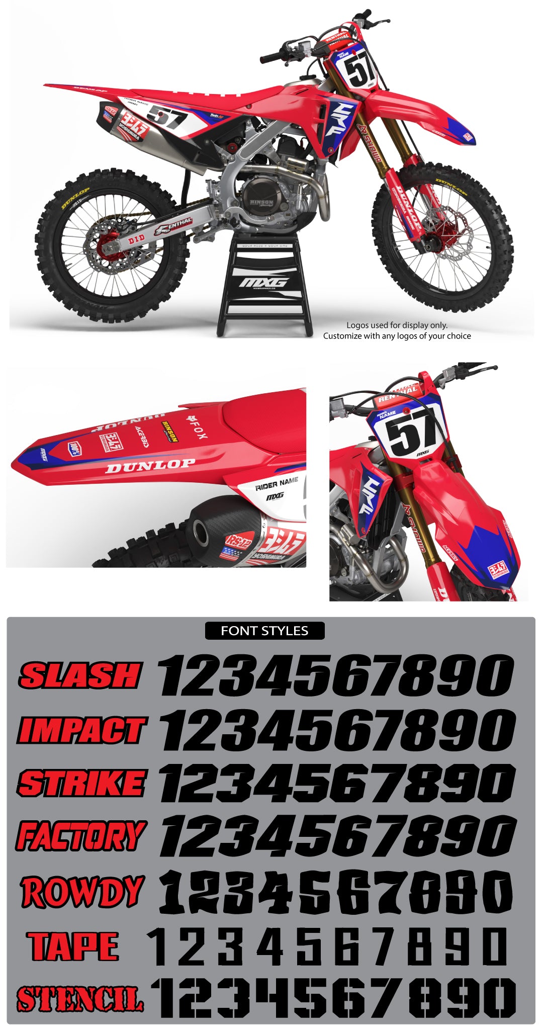 Works Graphic Kit for Honda's