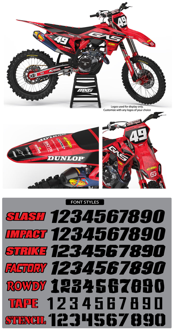 Gas Gas Conceal Graphic Kit