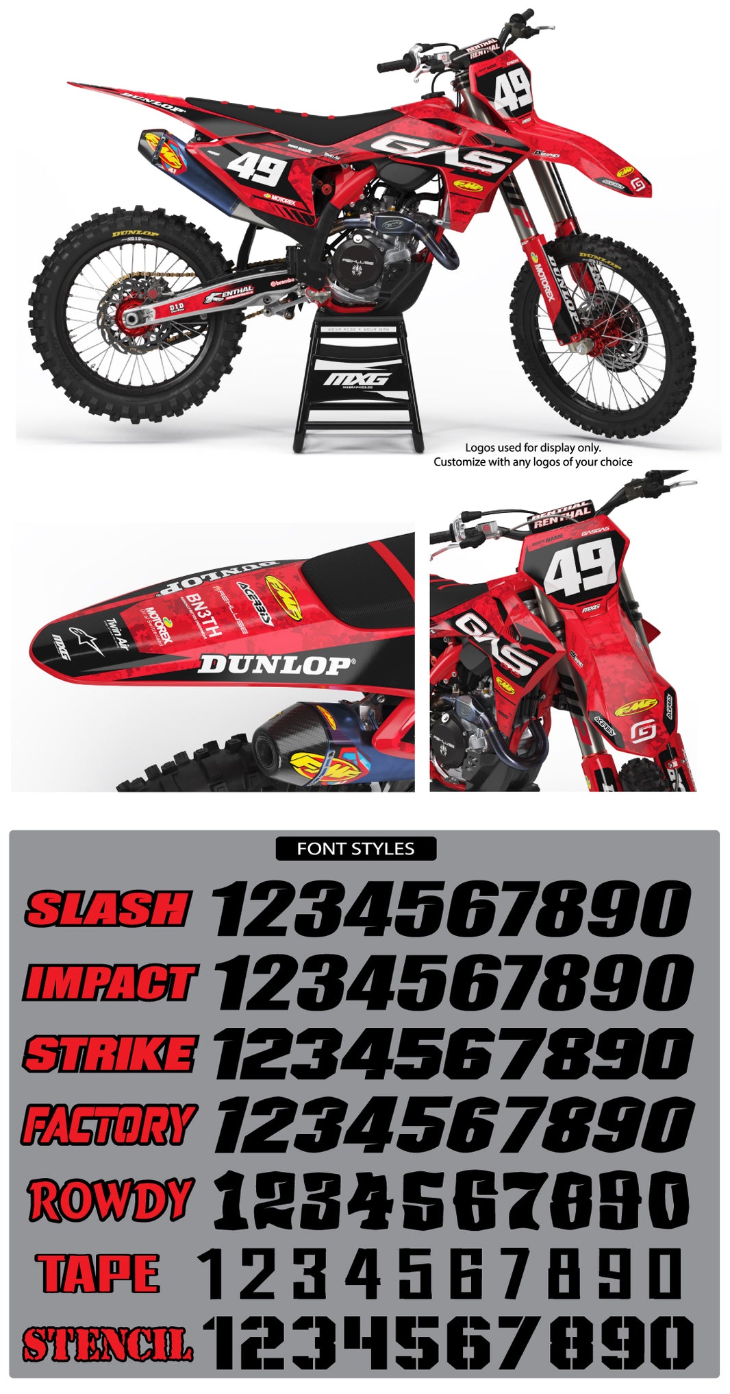 Gas Gas MX17 Graphic Kit – MX Graphics