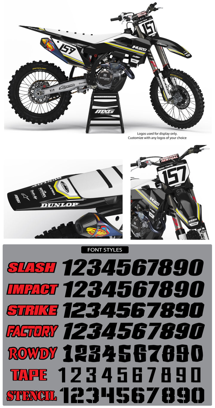 Husqvarna Classic Black Graphic Kit