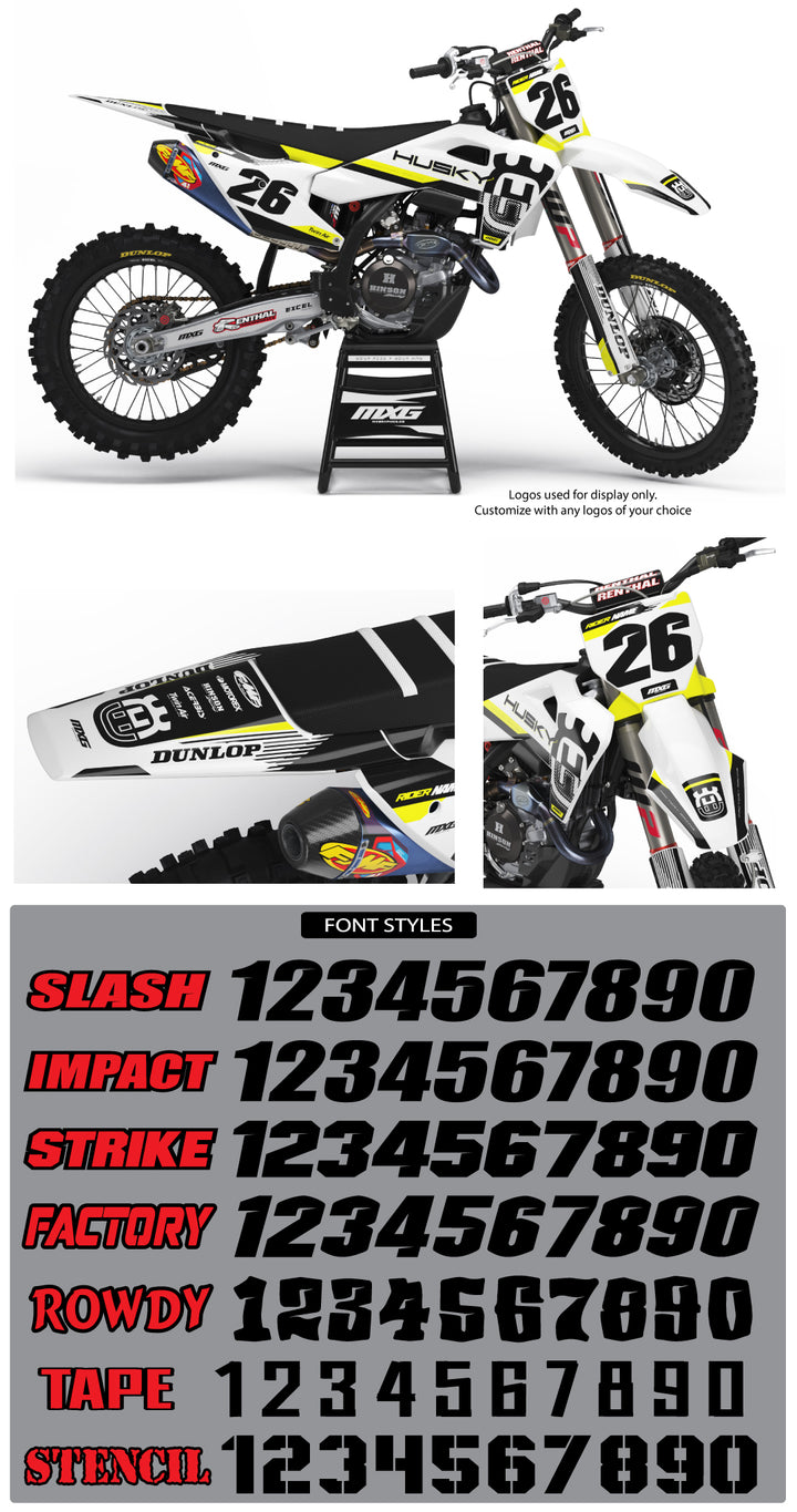 Husqvarna Racer Black Graphic Kit