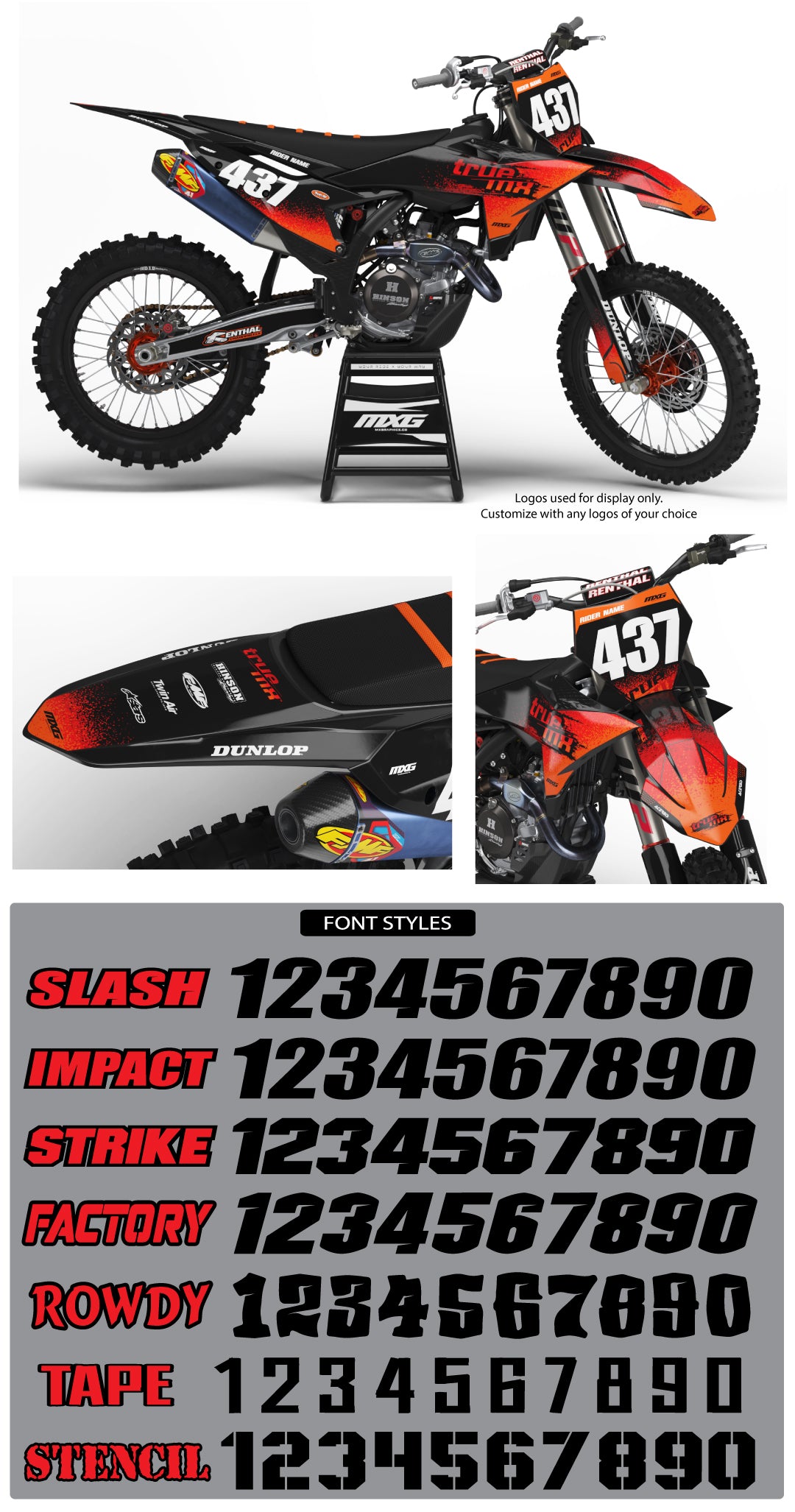 True MX Inferno Graphic Kit for KTM