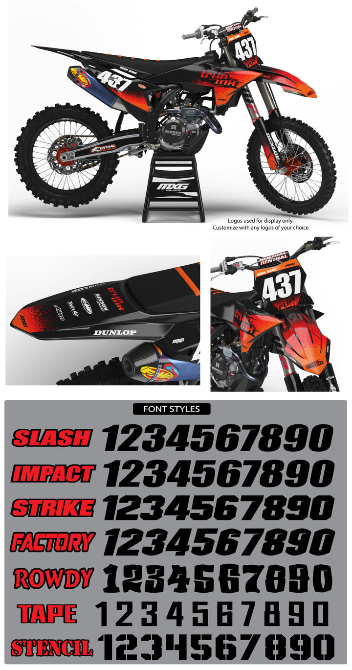 True MX Inferno Graphic Kit for KTM