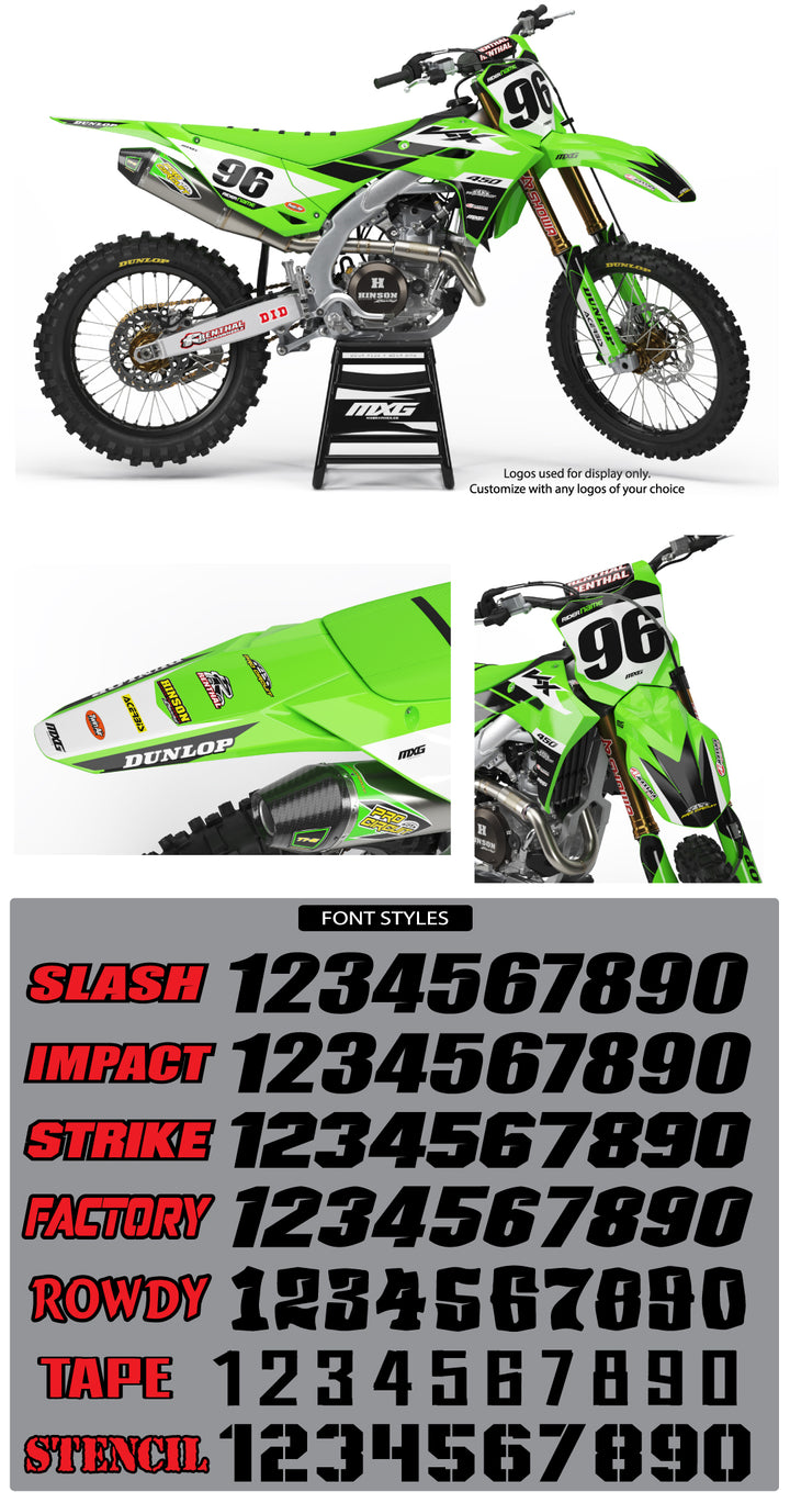 Kawasaki Factory 25 Graphic Kit