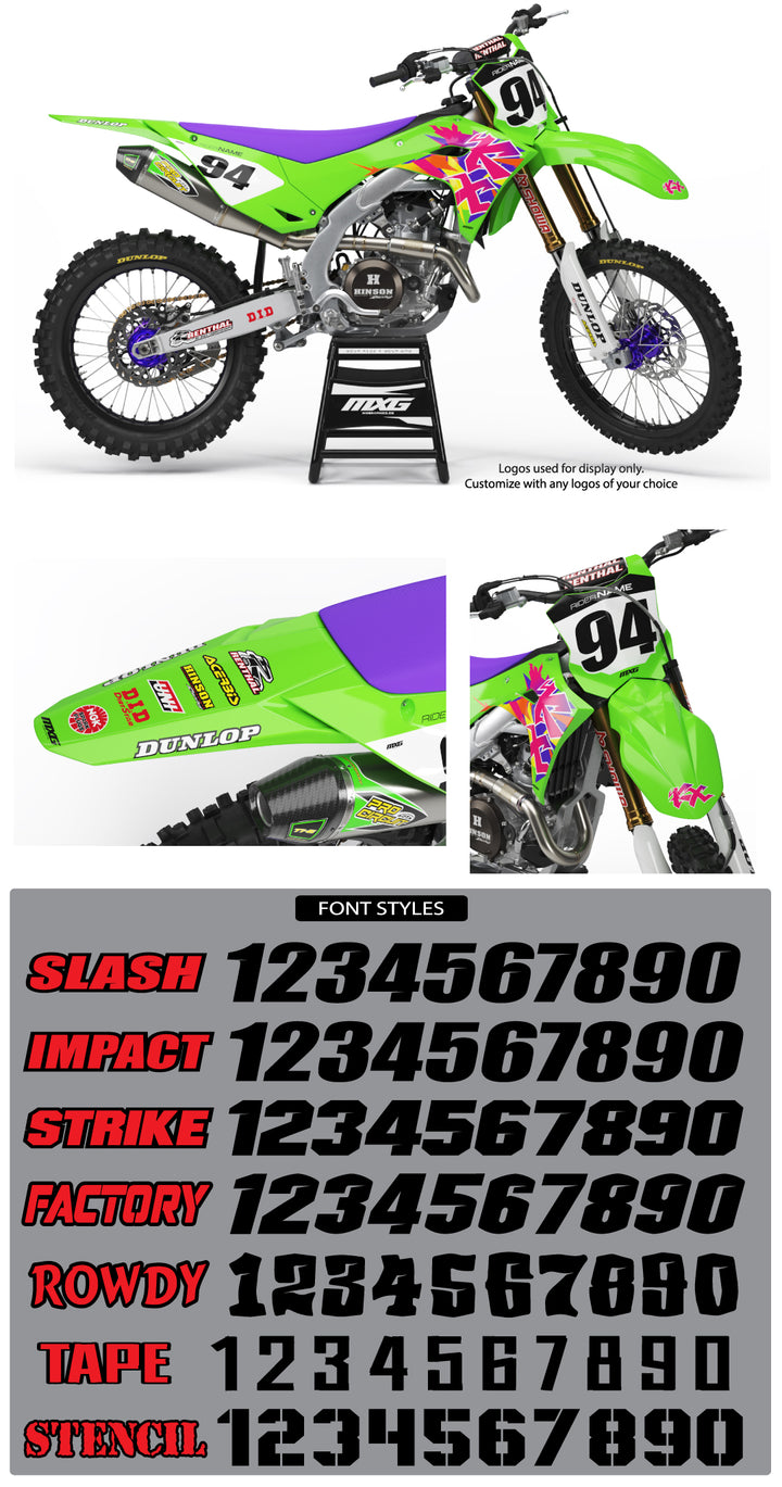 Kawasaki Retro 94 Graphic Kit