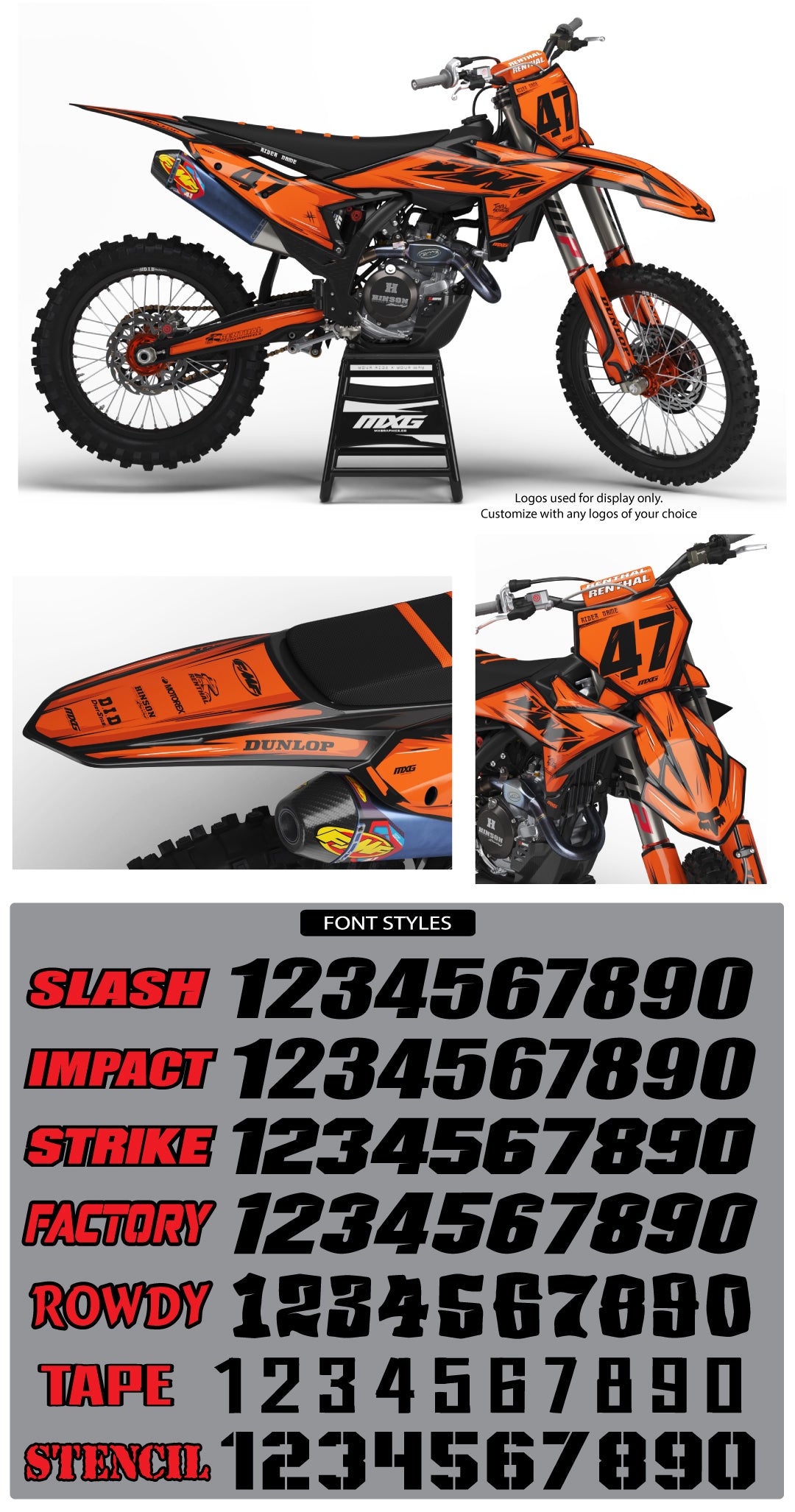 Scribble Graphic Kit for KTM