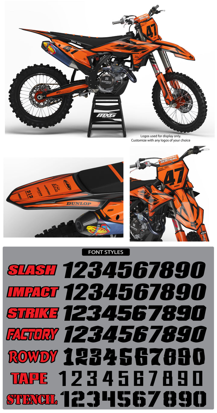 Scribble Graphic Kit for KTM