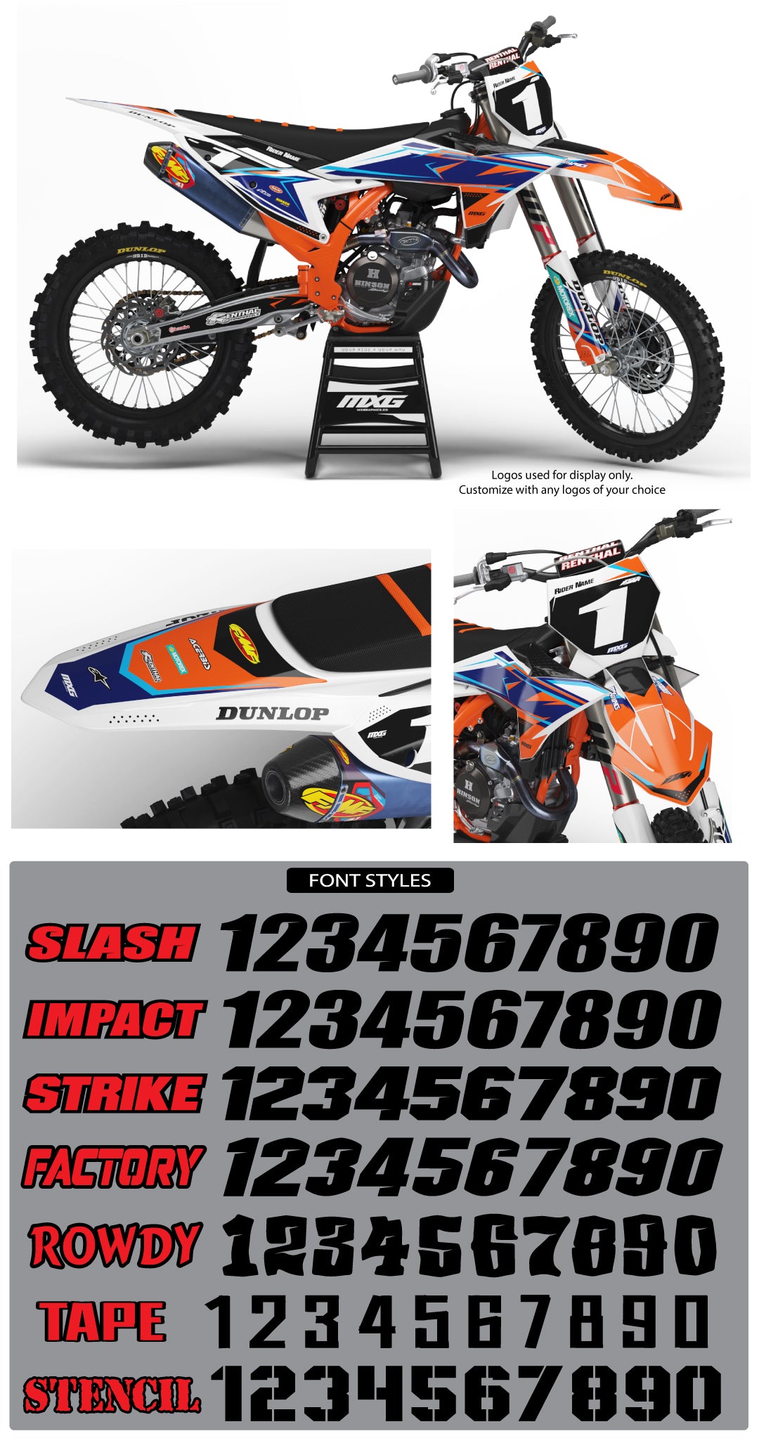Stryke Graphic Kit for KTM