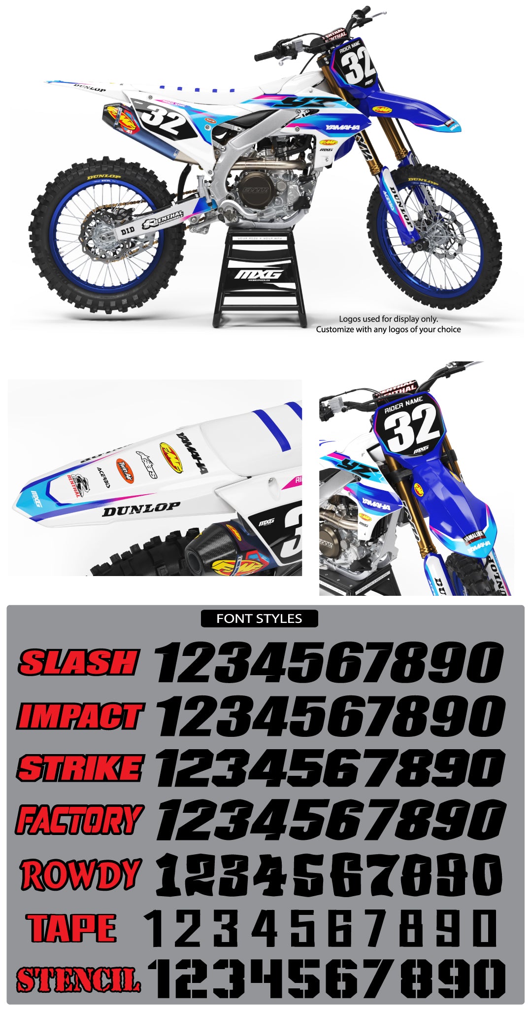 Yamaha Podium Graphic Kit