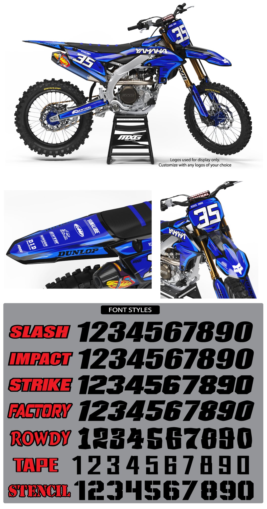 Yamaha Scribble Graphic Kit