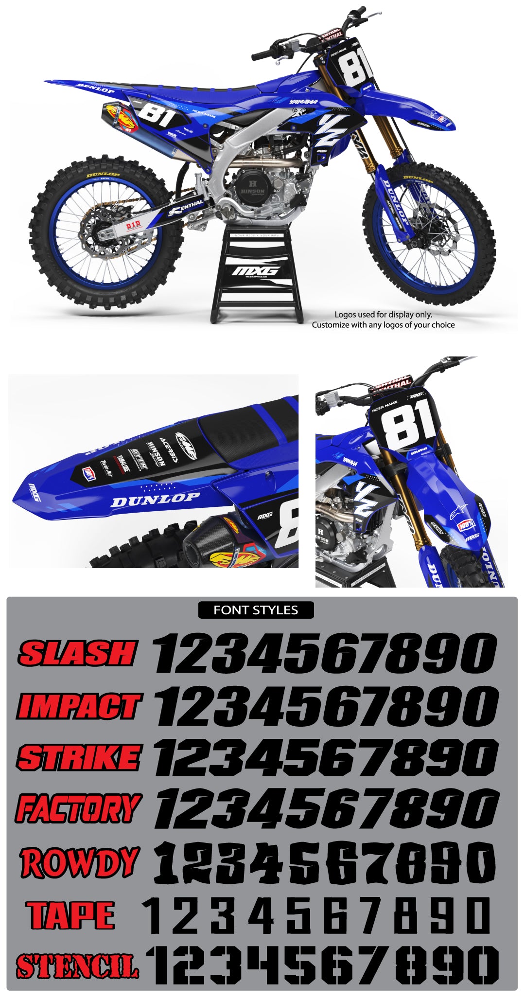 Yamaha Vital Graphic Kit