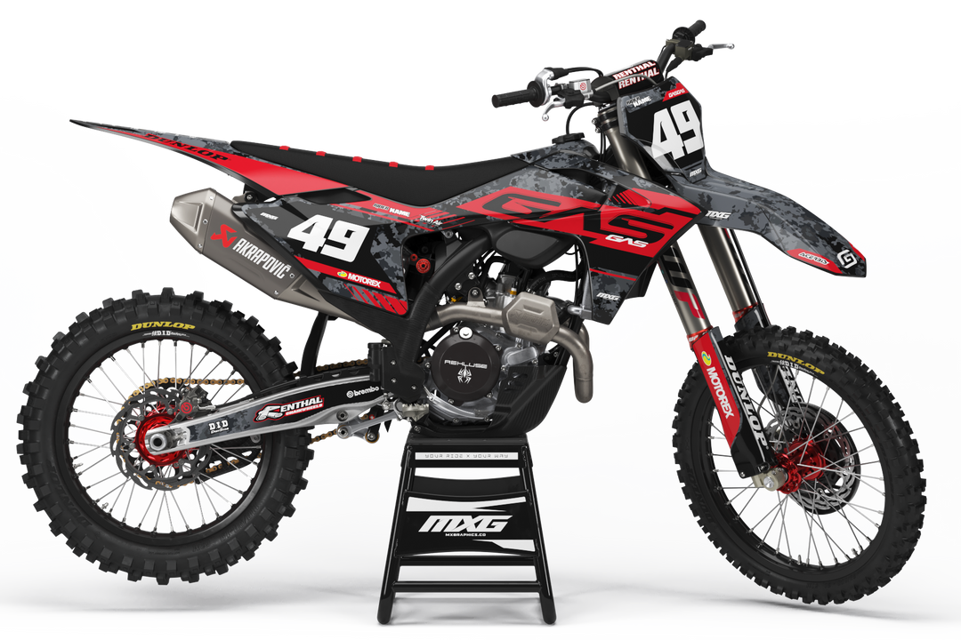 Gas Gas Conceal Black Graphic Kit