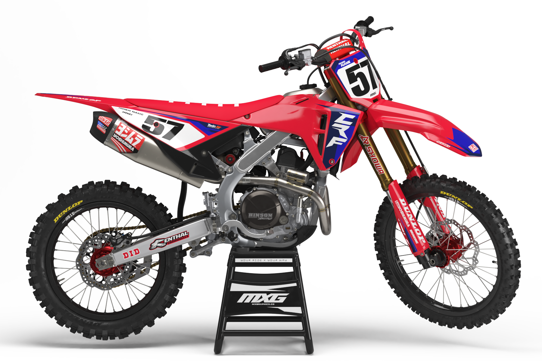 Works Graphic Kit for Honda's – MX Graphics