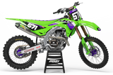 Kawasaki Factory 26 Purple Graphic Kit
