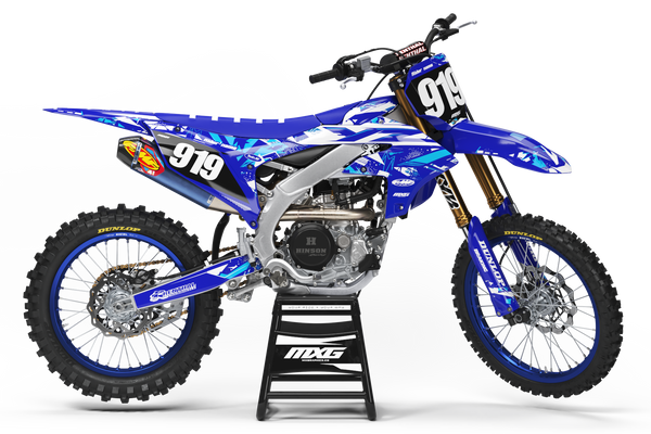 Yamaha Frenzy Blue Graphic Kit – MX Graphics