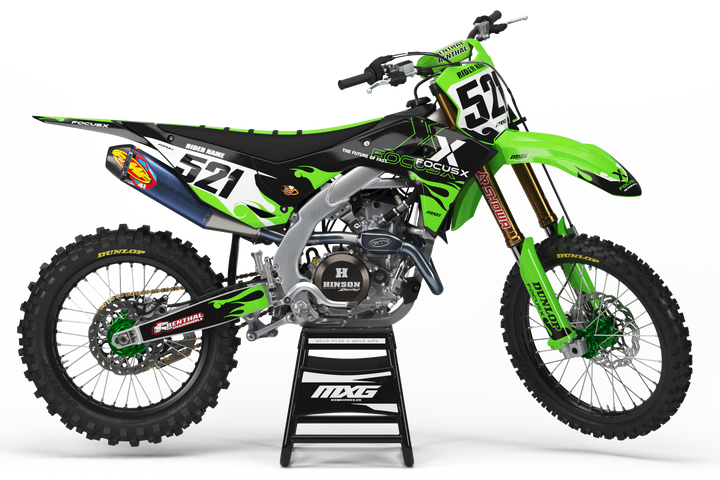 Kawasaki Focus X Factory Graphic Kit