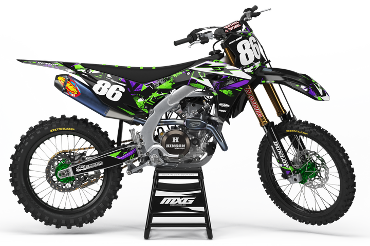 Kawasaki Frenzy Green Graphic Kit