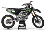 Kawasaki Race Black Graphic Kit