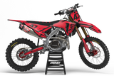 Scribble Red Graphic Kit for Honda's