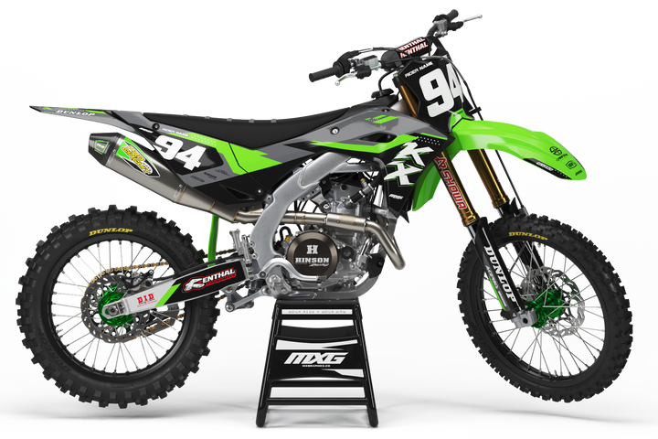 Kawasaki Vital Black Graphic Kit