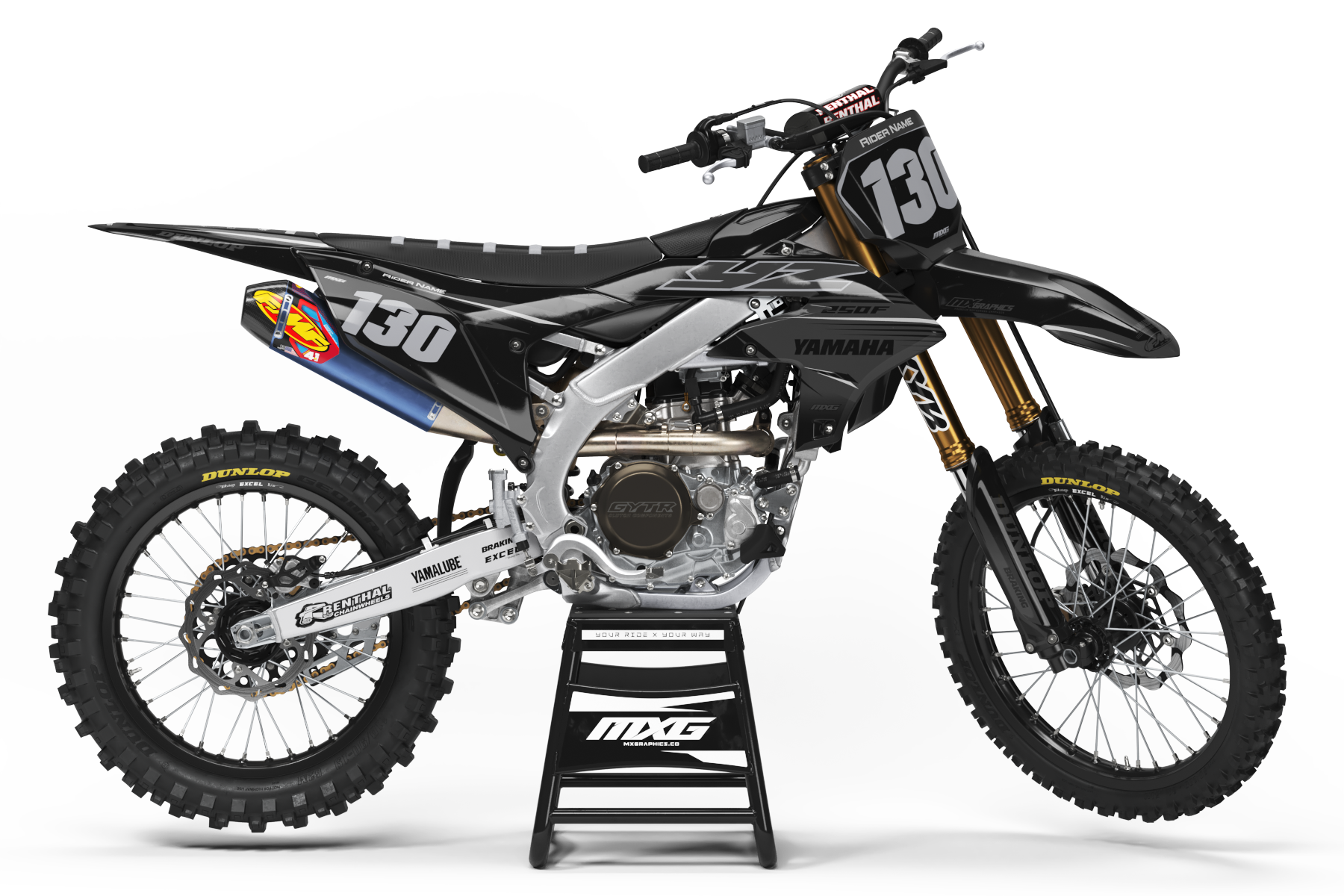 Yamaha Works Black Graphic Kit – MX Graphics