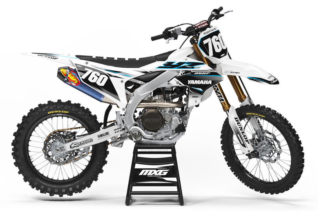 White Graphics Kit Yamaha Works White Graphic Kit – MX Graphics
