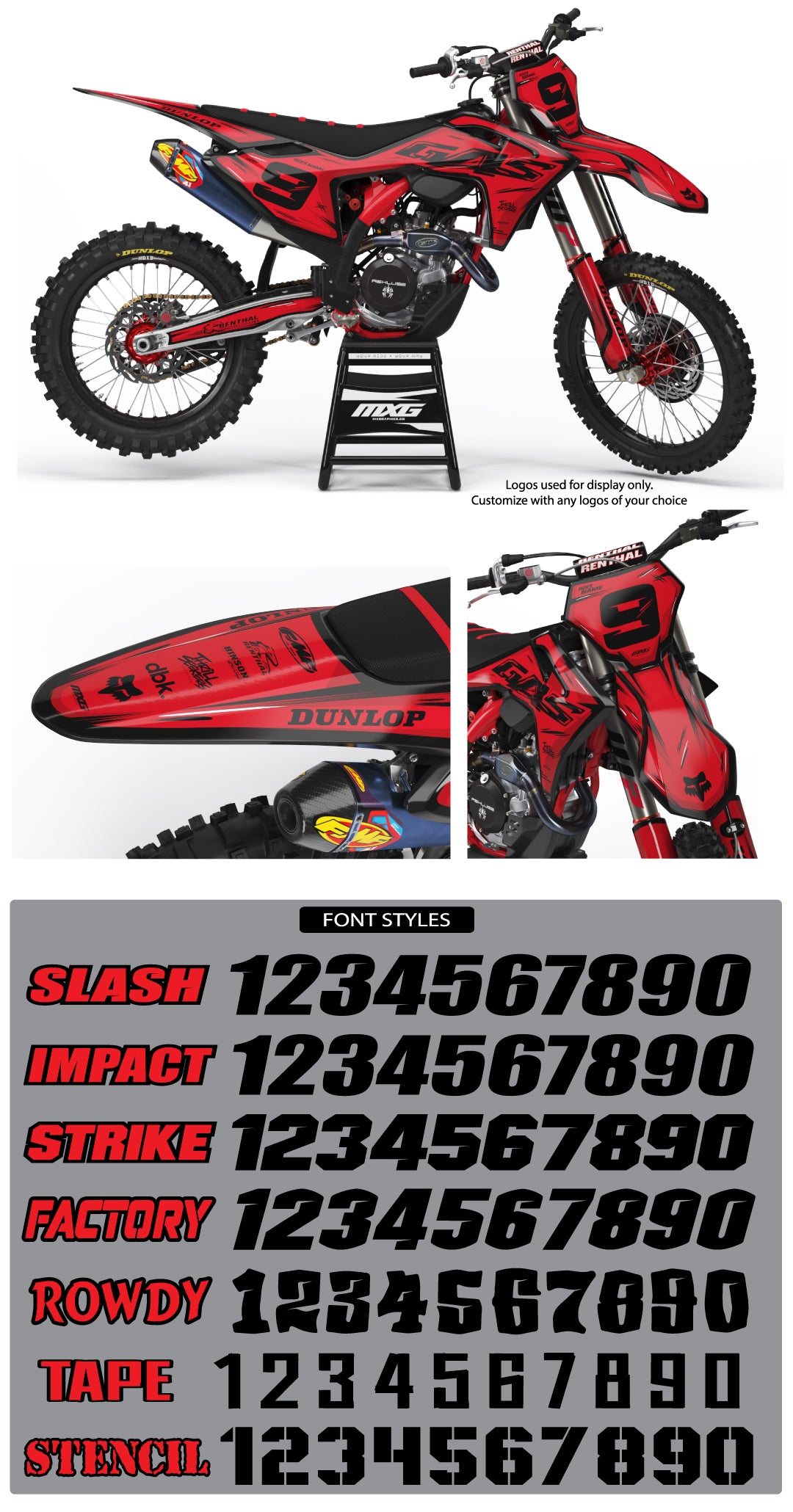 Gas Gas Scribble Graphic Kit