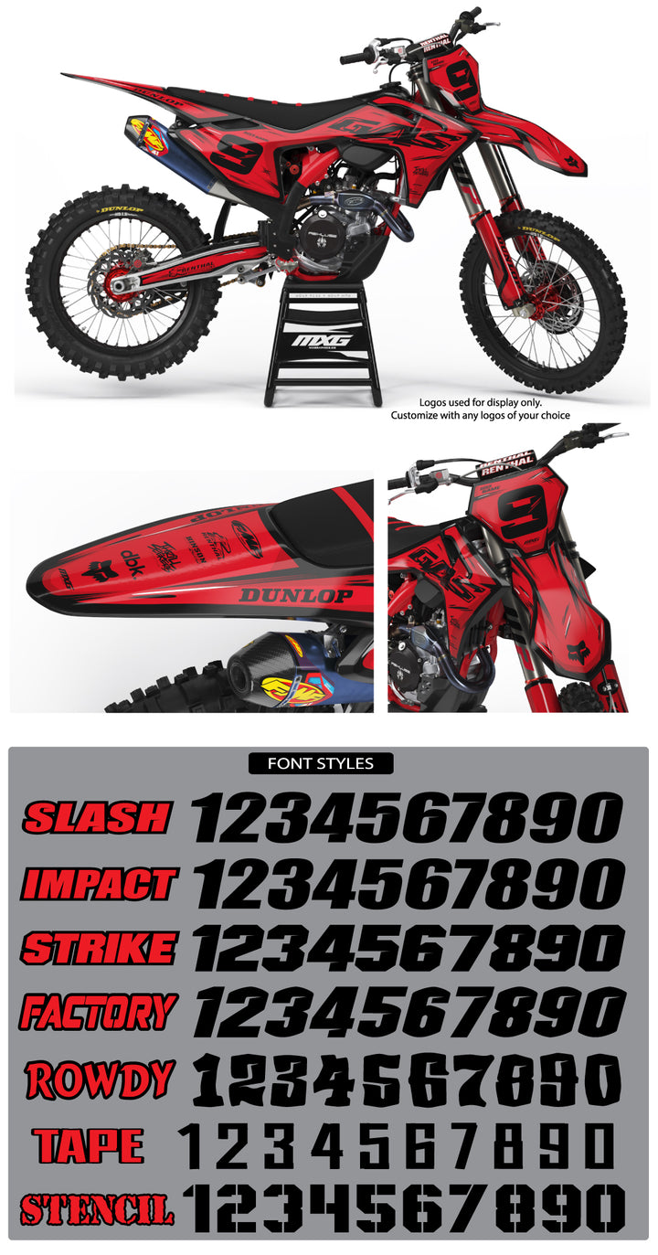 Gas Gas Scribble Graphic Kit