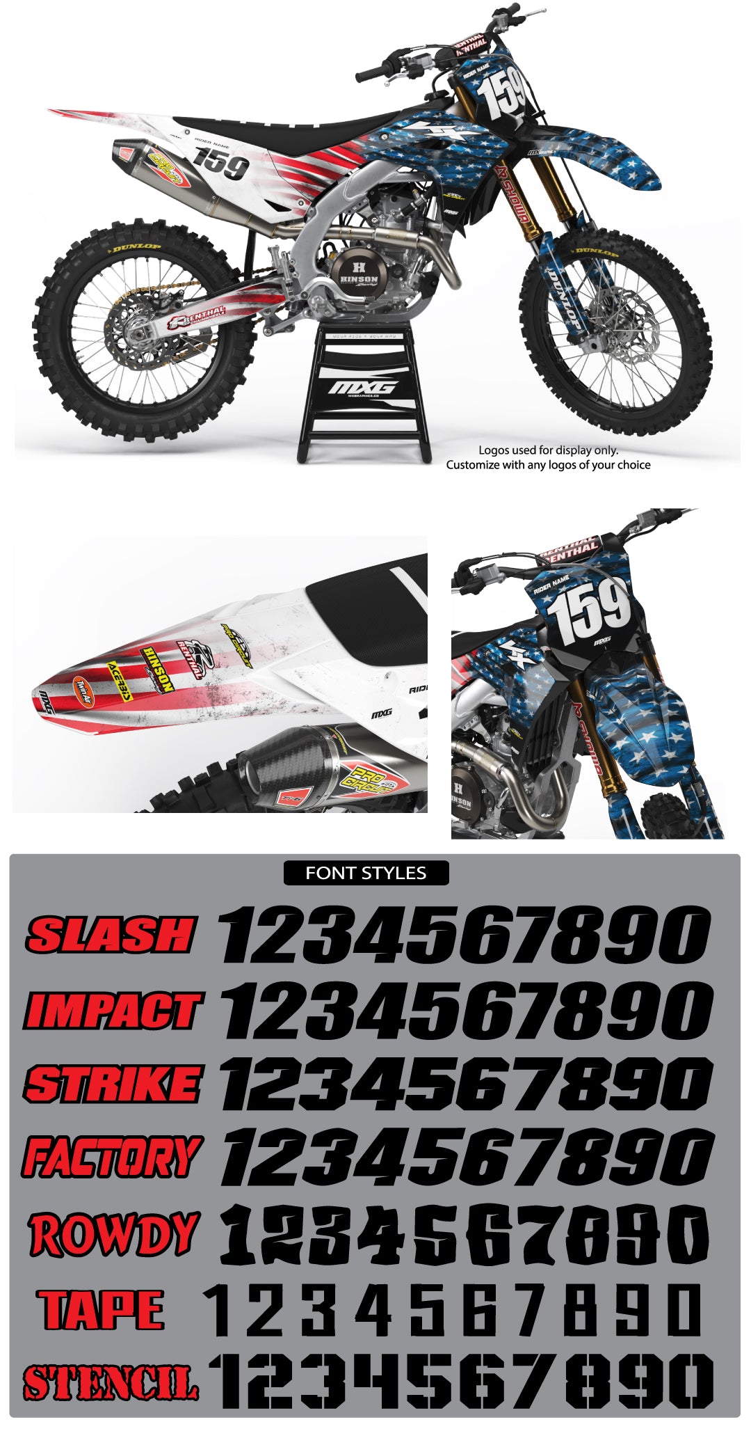 Kawasaki American Dream Graphic Kit