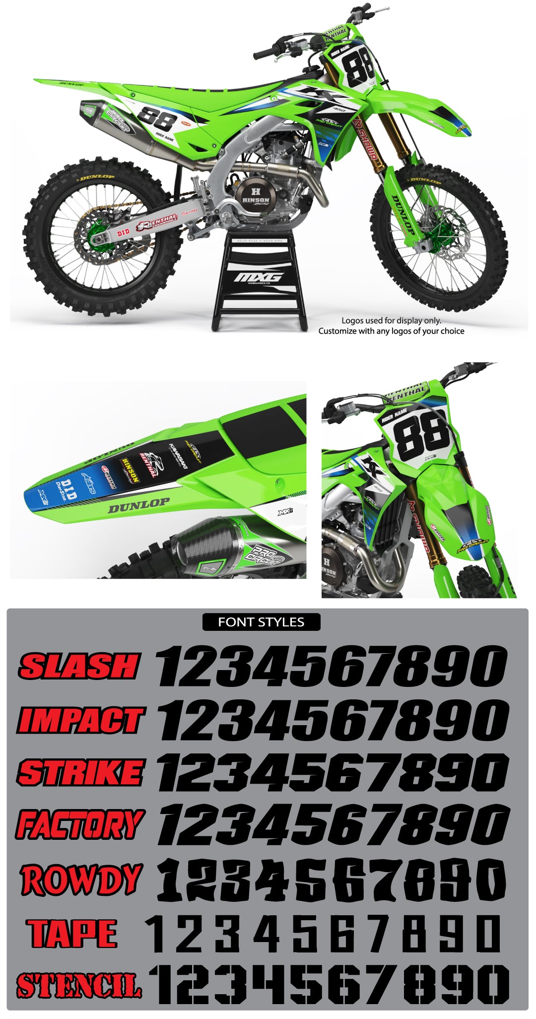 Kawasaki Spec Graphic Kit