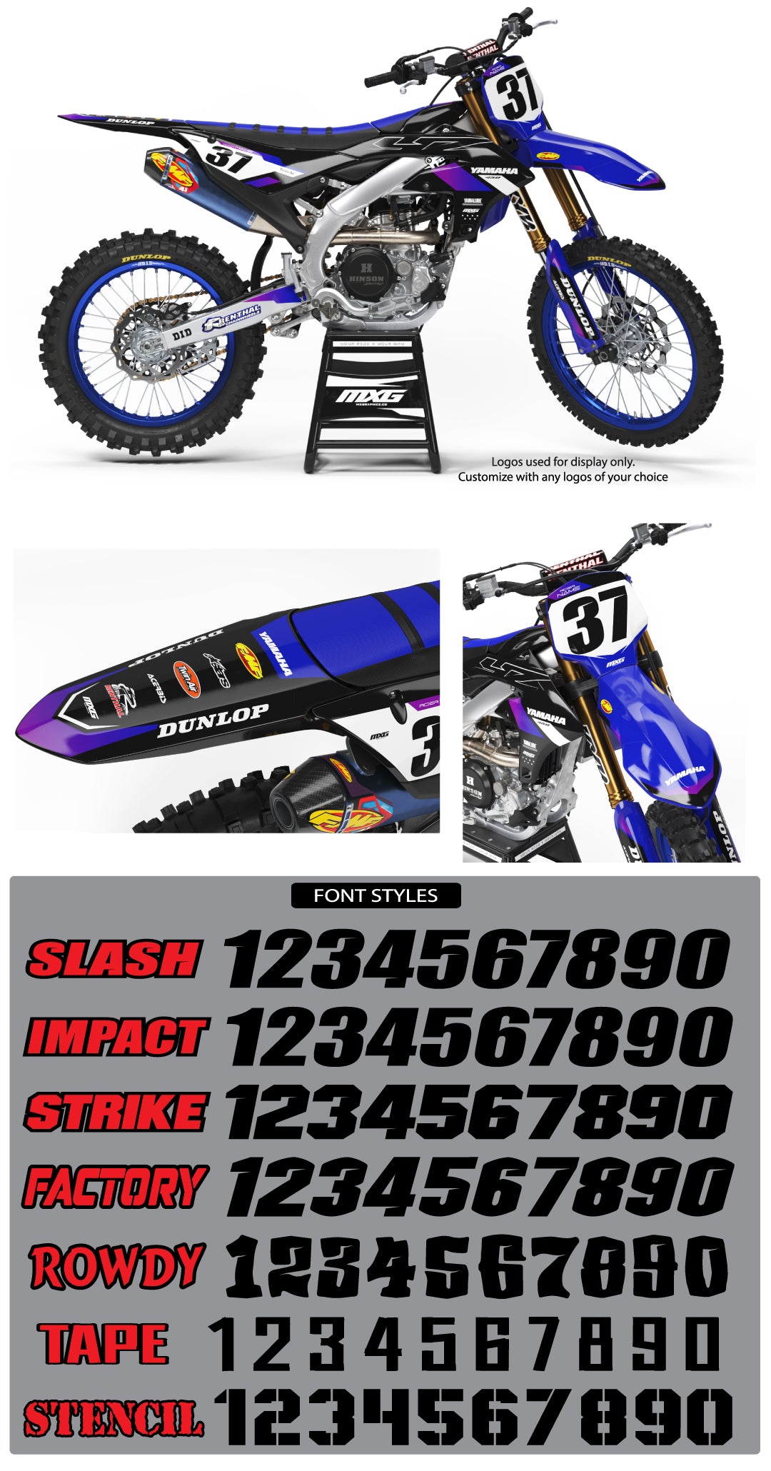 Yamaha Slant Graphic Kit