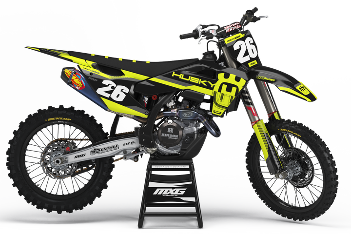 Husqvarna Racer Hyper Neon Graphic Kit