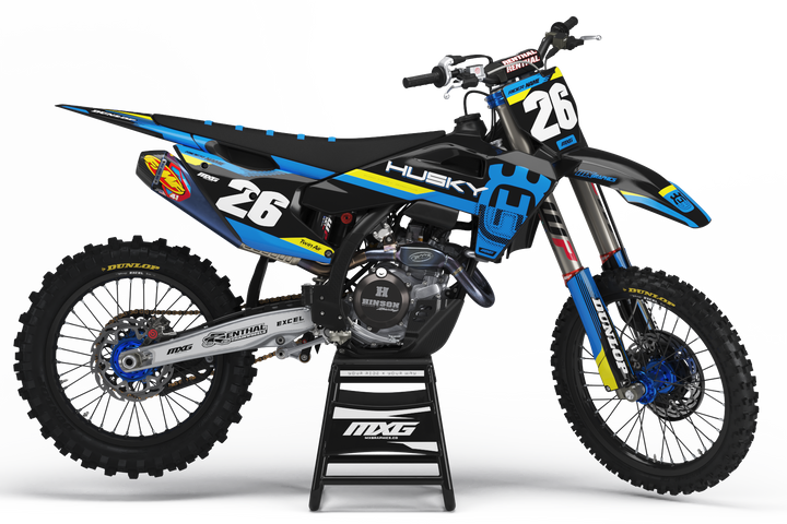 Husqvarna Racer Blue Graphic Kit