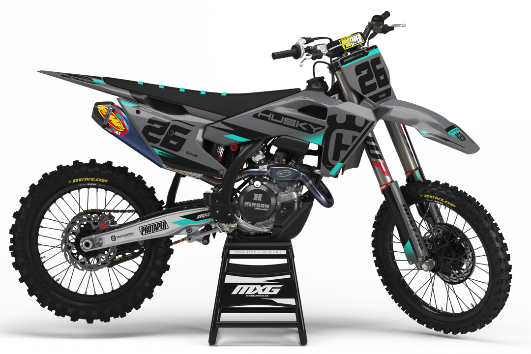 Husqvarna Works Grey Graphic Kit