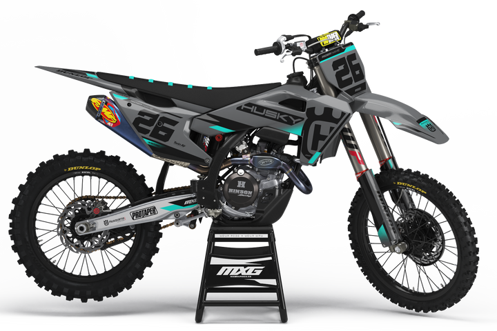 Husqvarna Works Grey Graphic Kit