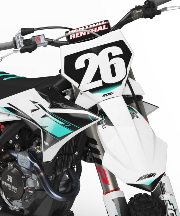 Factory 26 White Graphic Kit for KTM