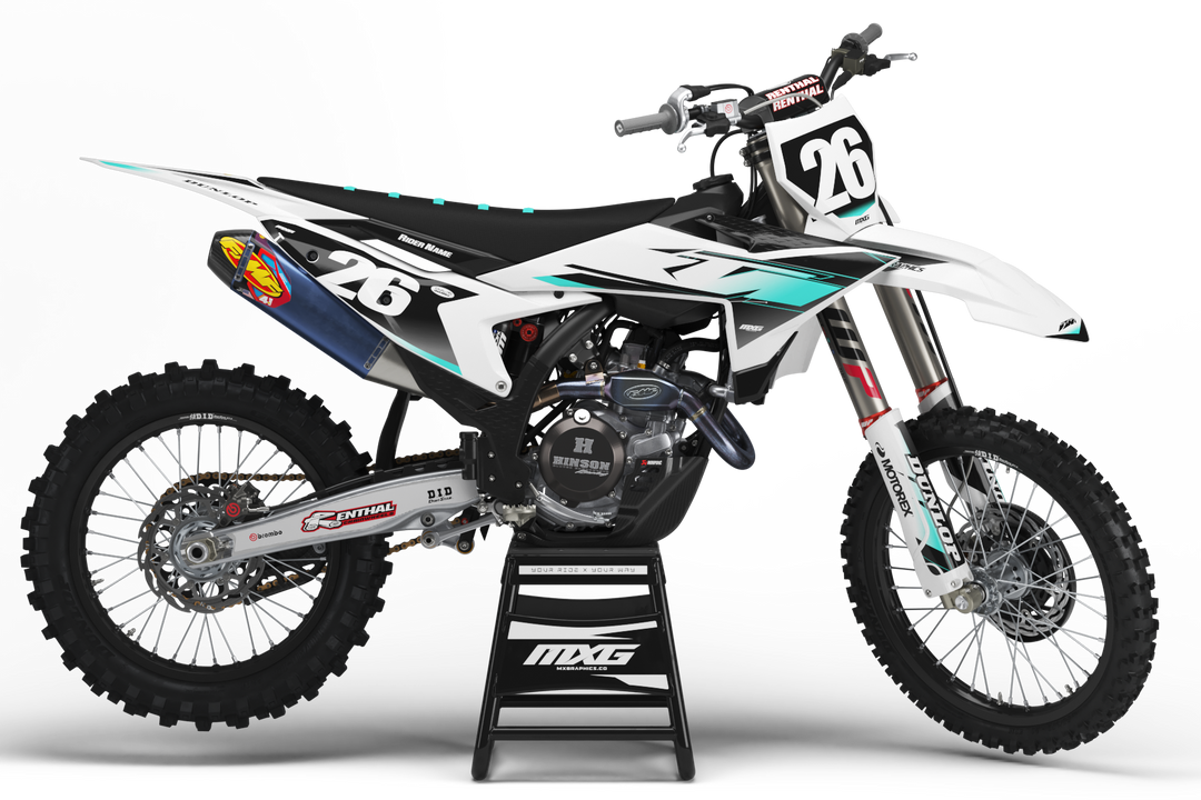 Factory 26 White Graphic Kit for KTM