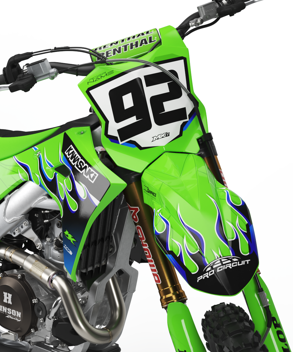 Kawasaki Inferno Graphic Kit