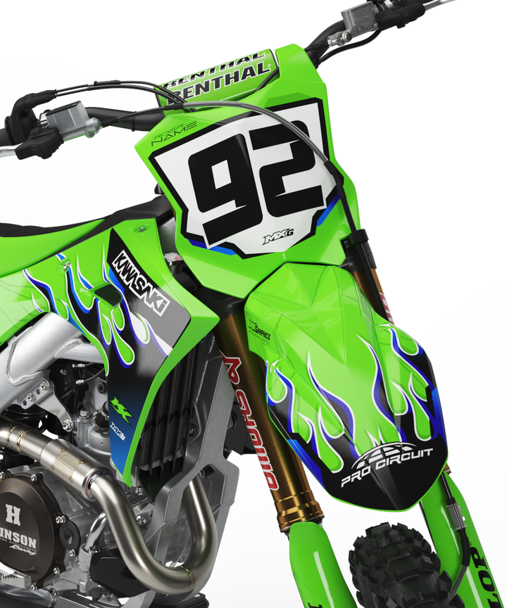 Kawasaki Inferno Graphic Kit