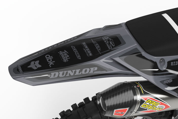 Kawasaki Scribble Black/White Graphic Kit