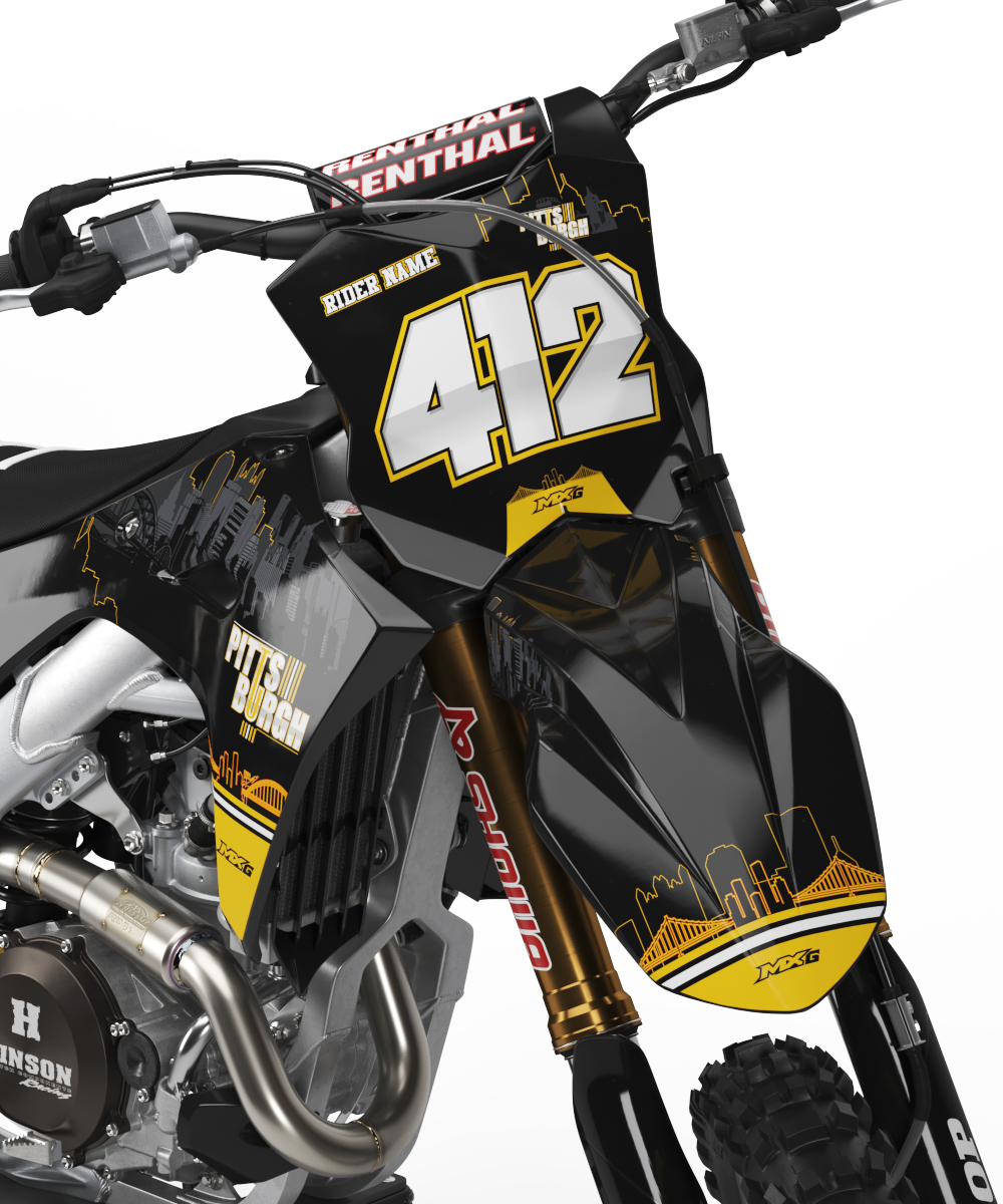 Kawasaki Steel City Graphic Kit