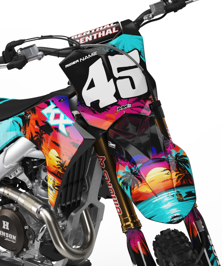 Kawasaki Sunset Graphic Kit